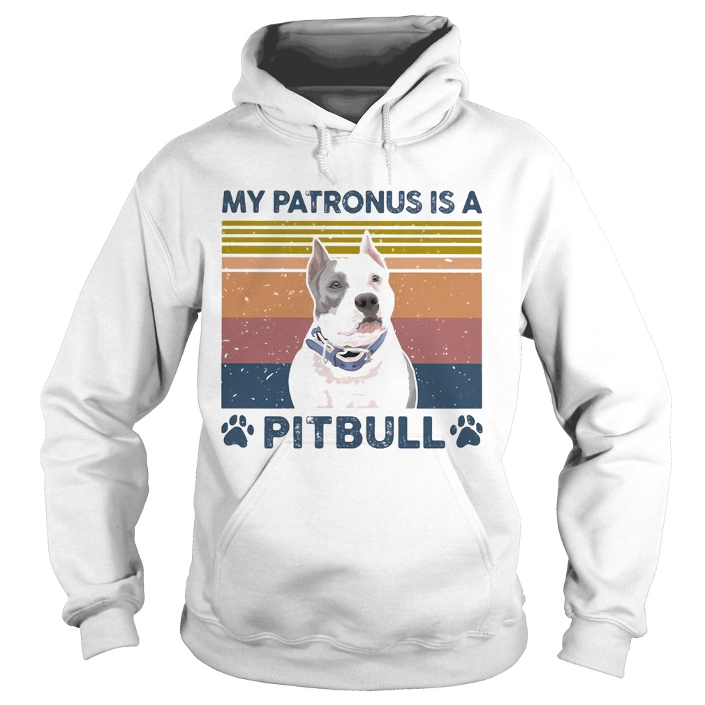 My patronus is a Pitbull paw vintage Hoodie