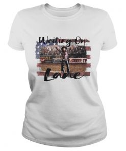 Nice Luke Perry Waiting On Lane American Flag  Classic Ladies