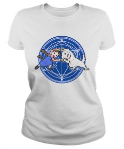 Nina And Dog Fusion  Classic Ladies