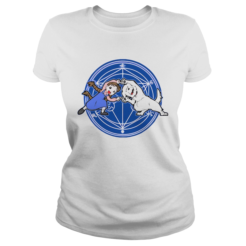 Nina And Dog Fusion  Classic Ladies