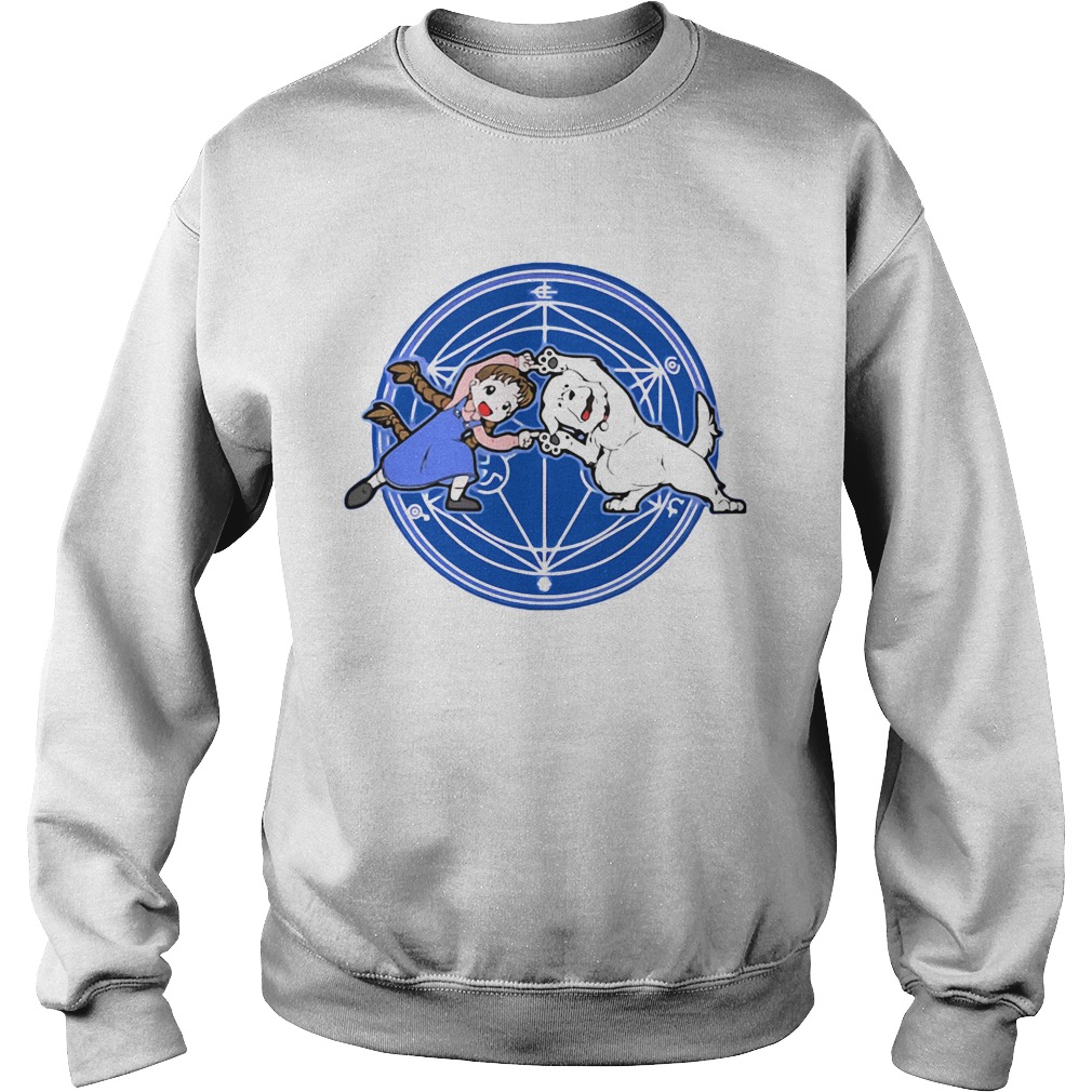 Nina And Dog Fusion  Sweatshirt