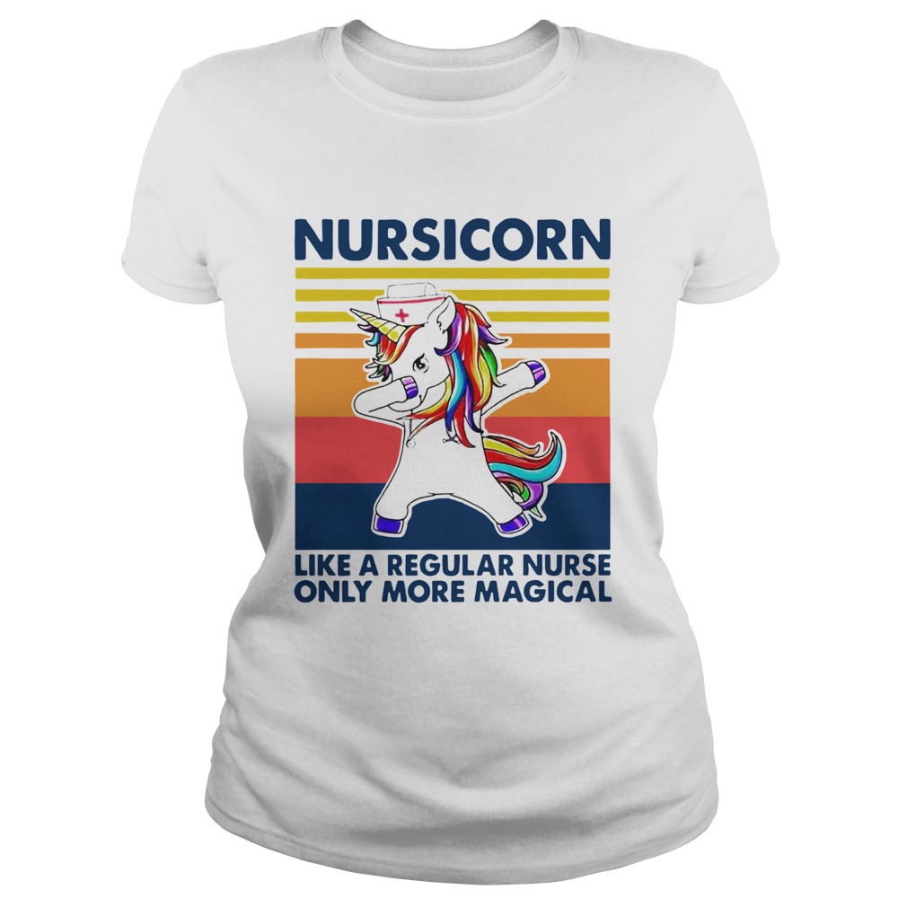 Nursicorn Like A Regular Nurse Only More Magical Vintage  Classic Ladies