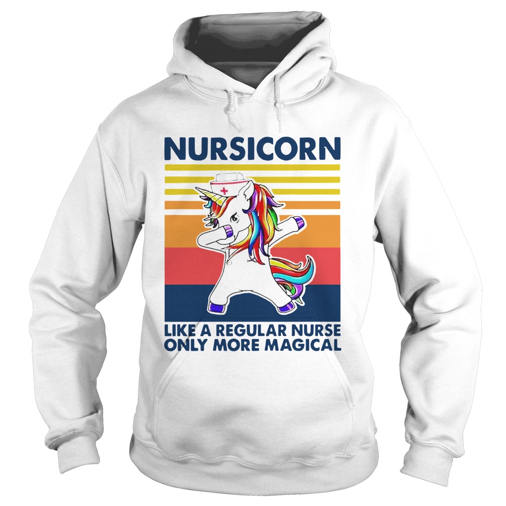 Nursicorn Like A Regular Nurse Only More Magical Vintage  Hoodie