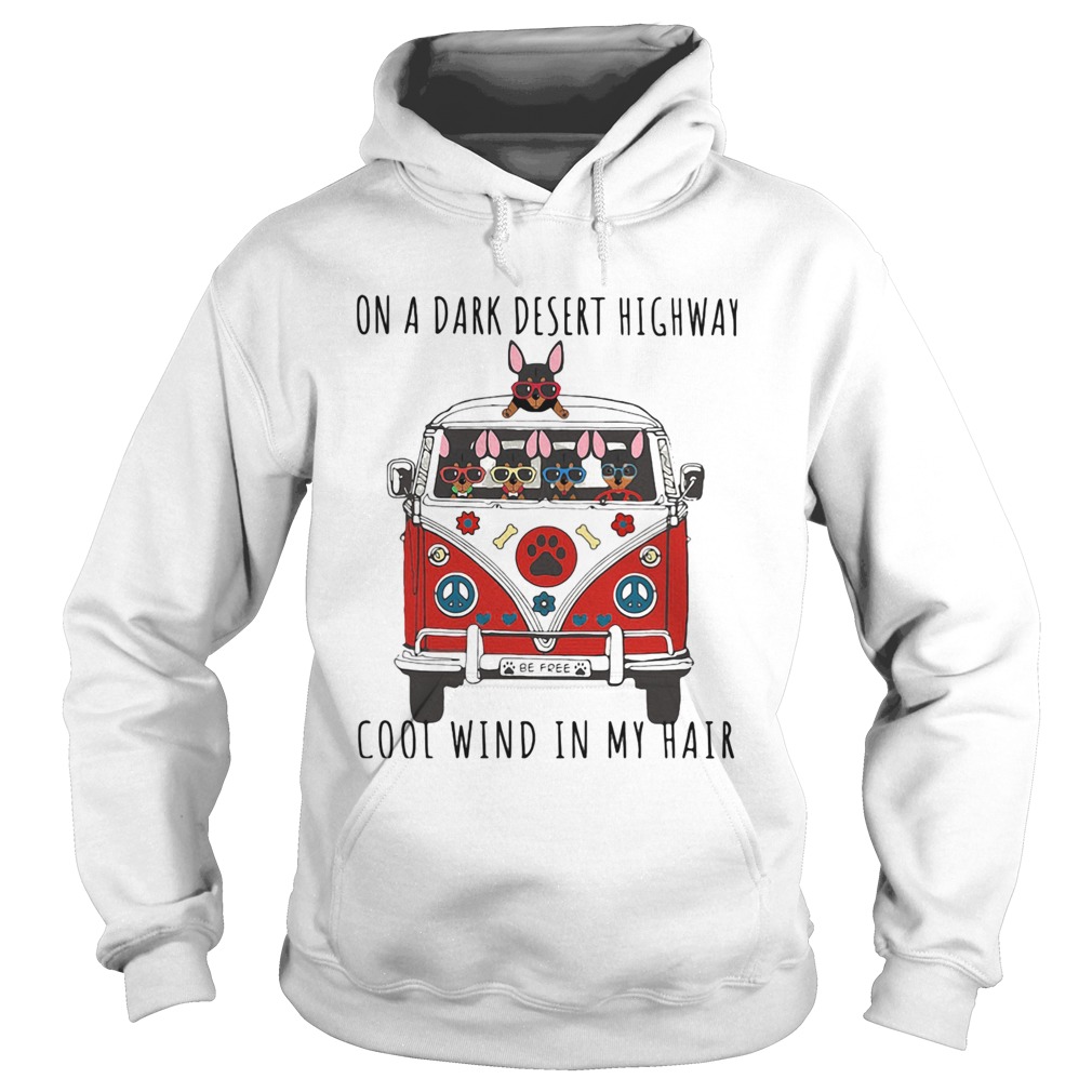 ON A DARK DESERT HIGHWAY DOG FEEL COOL WIND IN MY HAIR BE FREE CAR Hoodie