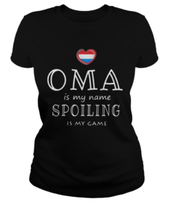Oma in my name spoiling is my game heart  Classic Ladies