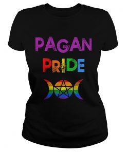 Pagan pride star moon lgbt  Classic Ladies