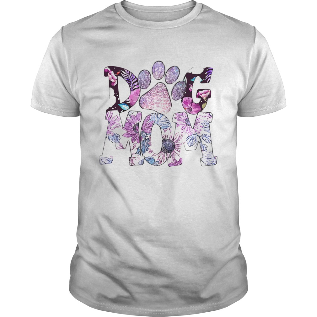 Paw Dog Mom Flowers shirt