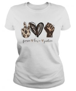 Peace love justice black lives matter  Classic Ladies
