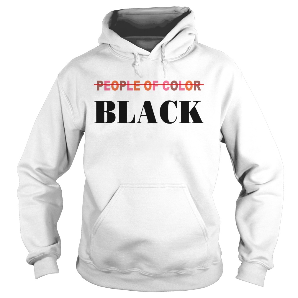People Of Color Black Hoodie