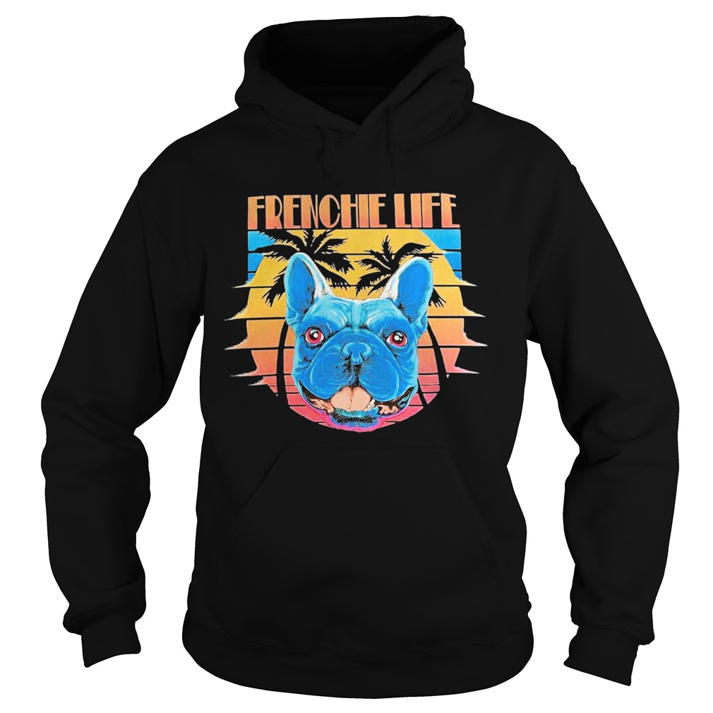 Pitbull Frenchie Life Sunset Hoodie