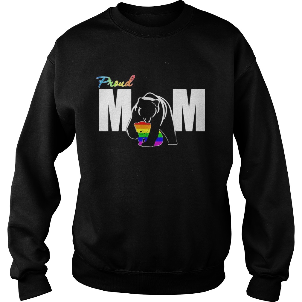 Proud Mom Bear LGBT Pride Sweatshirt