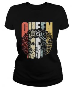 Queen Black Lives Matter Strong Melanin  Classic Ladies