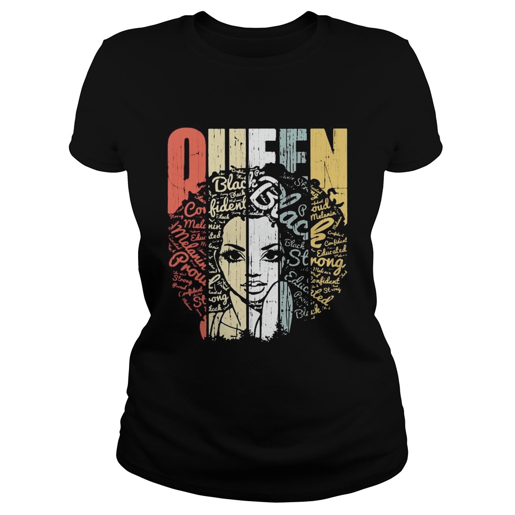 Queen Black Lives Matter Strong Melanin Classic Ladies