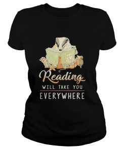 Rading Will Take You Everywhere Book Squirrel  Classic Ladies