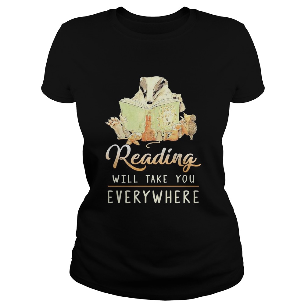 Rading Will Take You Everywhere Book Squirrel Classic Ladies