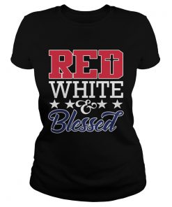 Red White And Blessed  Classic Ladies