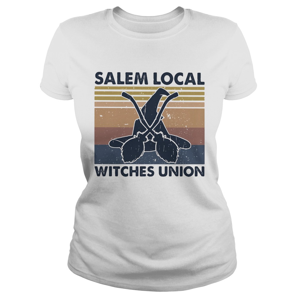 Salem Local Witches Union Vintage Retro Classic Ladies