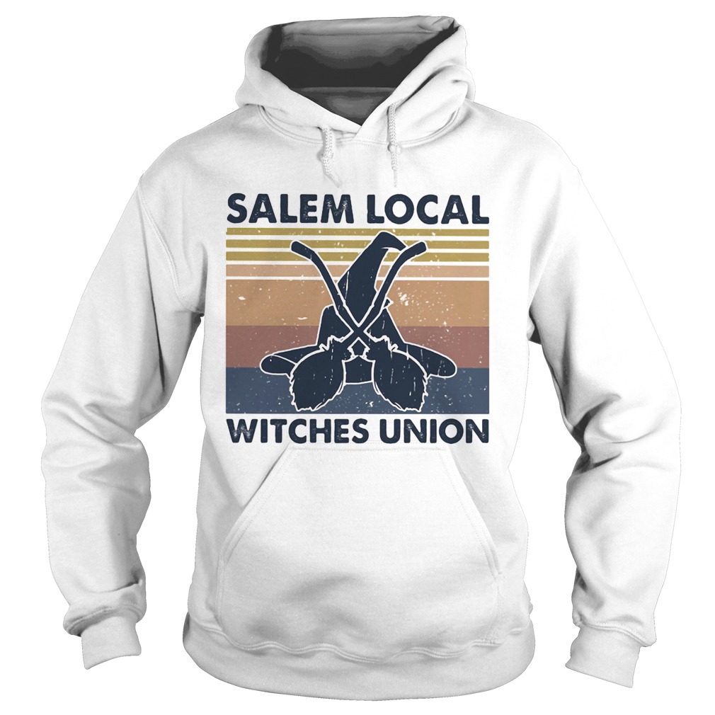 Salem Local Witches Union Vintage Retro Hoodie