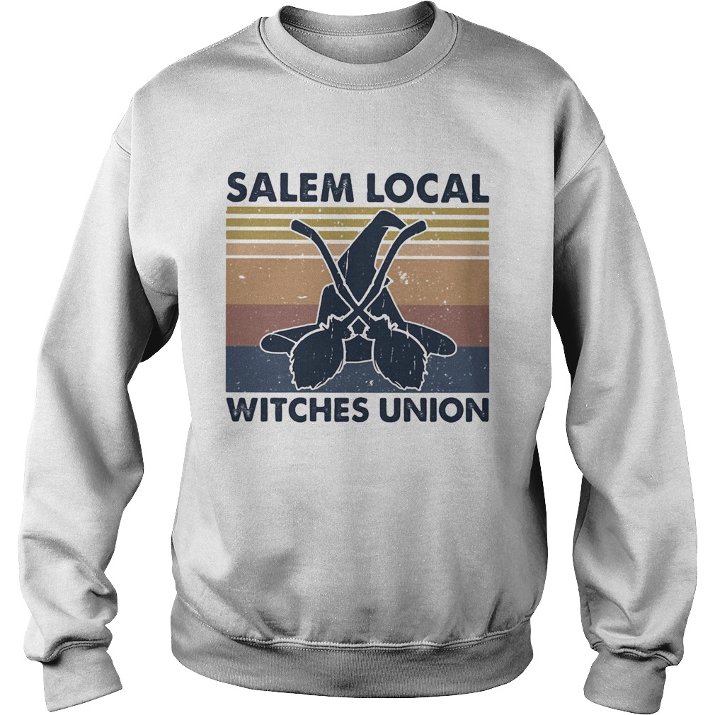 Salem Local Witches Union Vintage Retro Sweatshirt