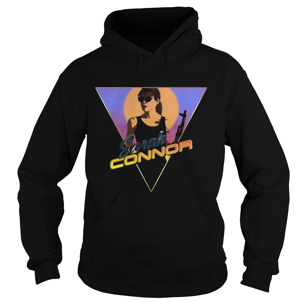 Sarah Connor Terminator Vaporwave Hoodie