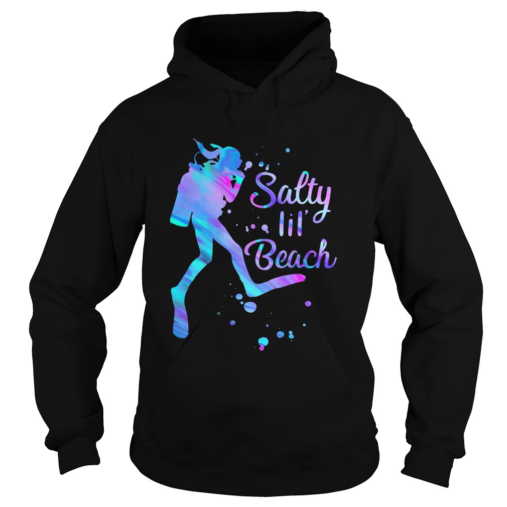 Scuba diving salty lil beach Hoodie