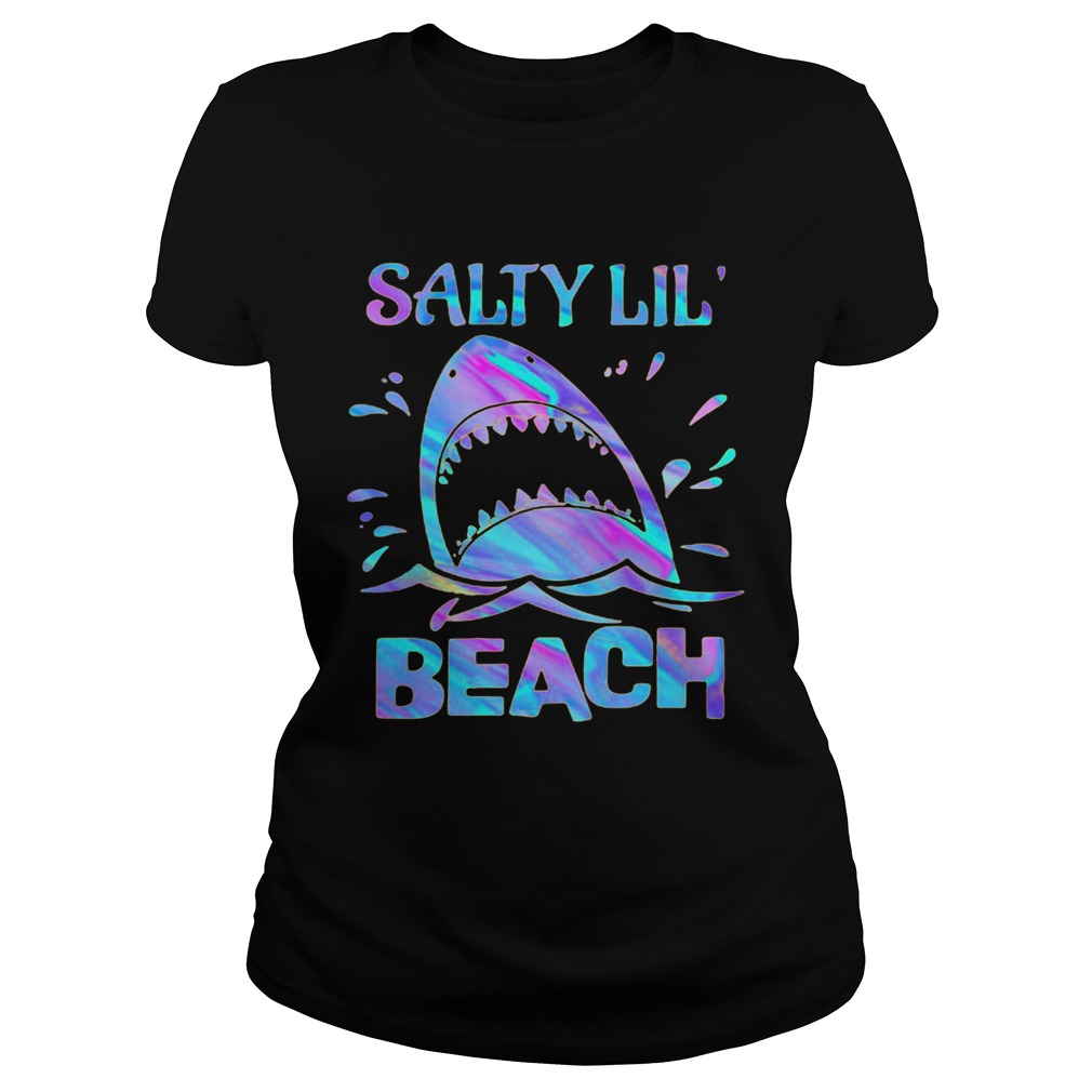 Shark Salty Little Beach  Classic Ladies