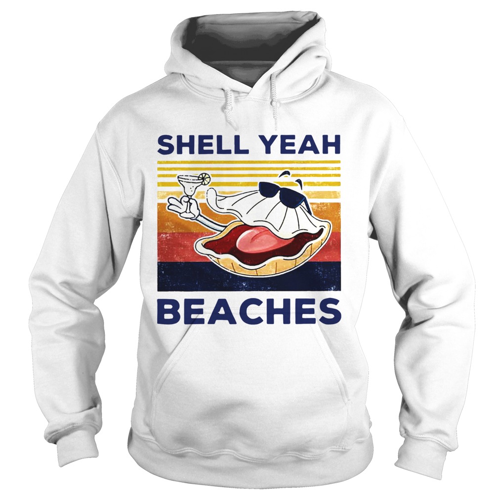 Shell Yeah Beaches Vintage Hoodie