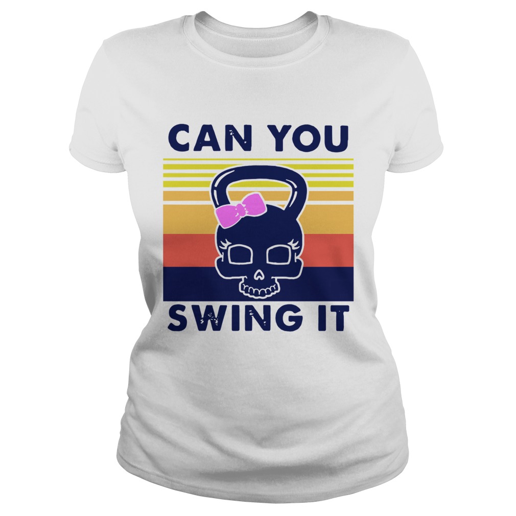 Skull Can You Swing It Vintage  Classic Ladies