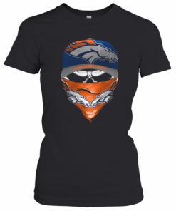 Skull Face Mask Denver Broncos Logo T-Shirt Classic Women's T-shirt