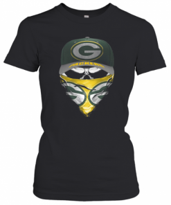 Skull Face Mask Green Bay Packers Logo T-Shirt Classic Women's T-shirt
