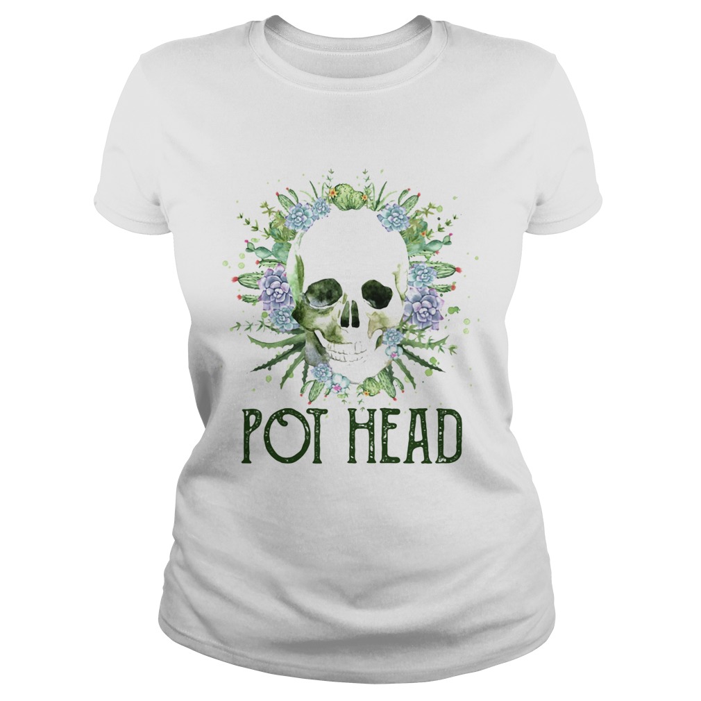 Skull cactus pot head  Classic Ladies