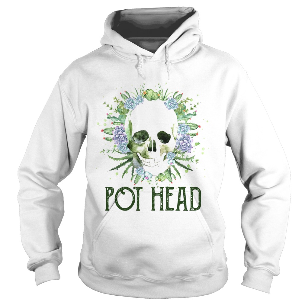 Skull cactus pot head  Hoodie