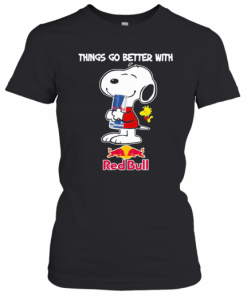 Snoopy And Woodstock Things Go Better With Red Bull T-Shirt Classic Women's T-shirt