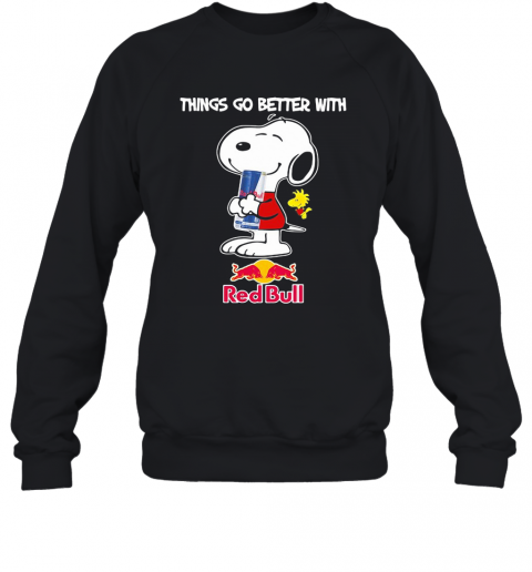 Snoopy And Woodstock Things Go Better With Red Bull T-Shirt Unisex Sweatshirt