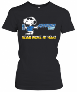 Snoopy Keystone Light Beer Never Broke My Heart T-Shirt Classic Women's T-shirt