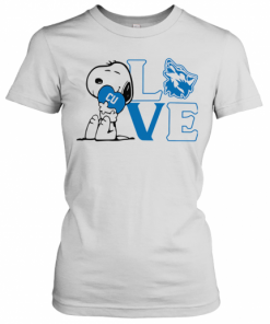 Snoopy Love Cu Cheyney University Of Pennsylvania Heart T-Shirt Classic Women's T-shirt
