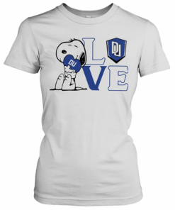 Snoopy Love Du Dillard University Heart T-Shirt Classic Women's T-shirt