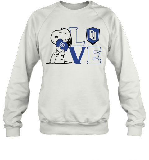 Snoopy Love Du Dillard University Heart T-Shirt Unisex Sweatshirt