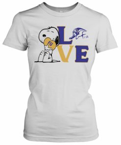 Snoopy Love Fu Fisk University Heart T-Shirt Classic Women's T-shirt