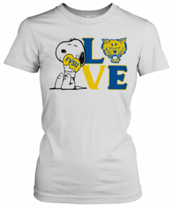 Snoopy Love Fvsu Fort Valley State University Heart T-Shirt Classic Women's T-shirt