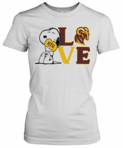 Snoopy Love Htu Huston Tillotson University Heart T-Shirt Classic Women's T-shirt