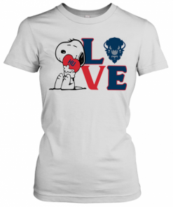 Snoopy Love Hu Howard University Heart T-Shirt Classic Women's T-shirt