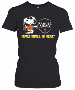 Snoopy Samuel Adams Beer Never Broke My Heart T-Shirt Classic Women's T-shirt