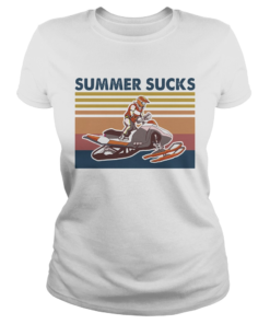 Snowmobile 2020 summer sucks vintage  Classic Ladies
