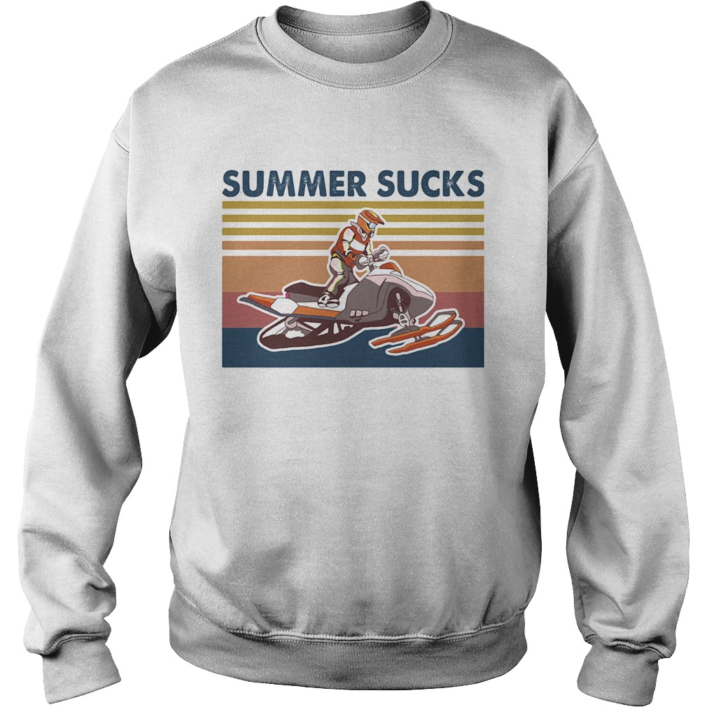 Snowmobile 2020 summer sucks vintage Sweatshirt