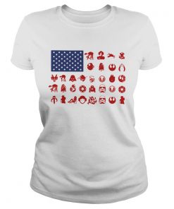 Star Wars American Flag  Classic Ladies