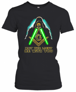 Star Wars Darth Vader May The Light Be With You Freemasonry T-Shirt Classic Women's T-shirt