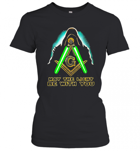 Star Wars Darth Vader May The Light Be With You Freemasonry T-Shirt Classic Women's T-shirt