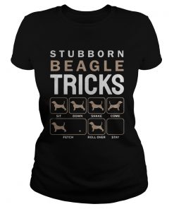 Stubborn Beagle Tricks Sit Down Shake Come Fetch Roll Over Stay  Classic Ladies