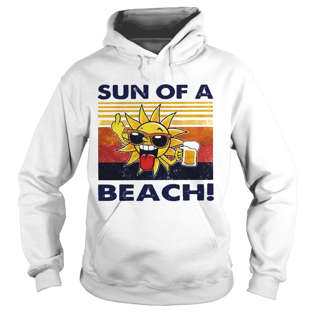 Sun Of A Beach Vintage Hoodie